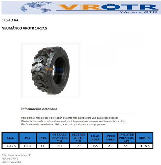 LLANTA VR OTR SKS-1 / R4
