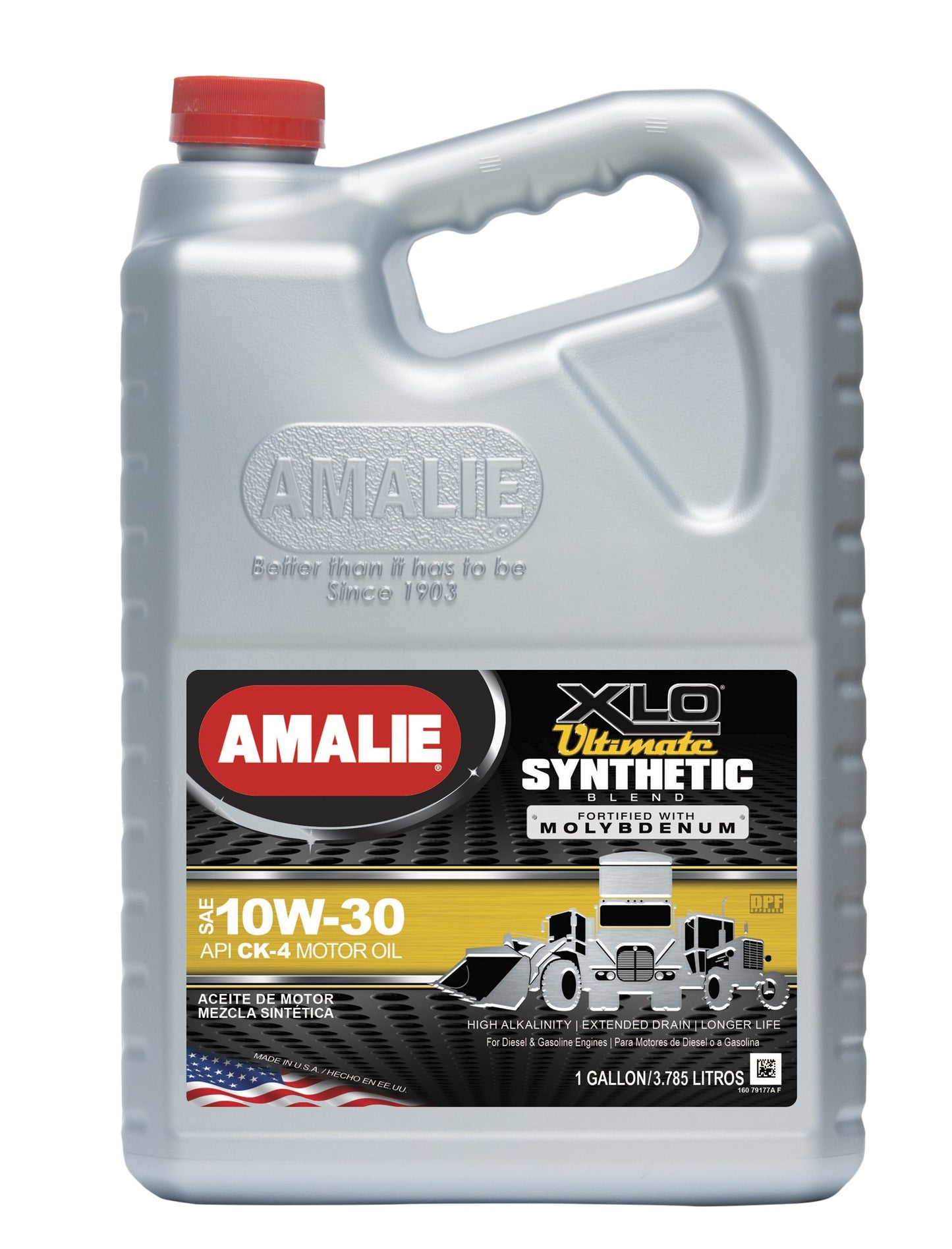 AMALIE 10W30 SYNTHETIC BLEND GALON