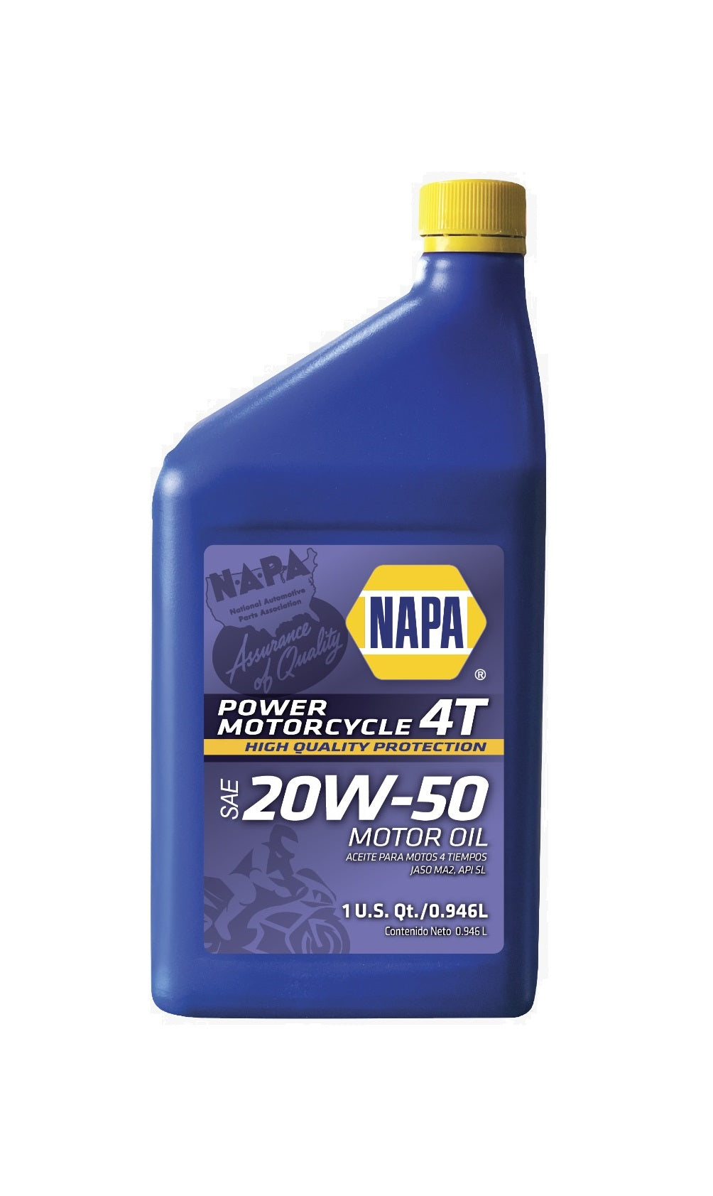 NAPA MOTORCYCLE 4T MOTOR SAE 20W50 QUARTO