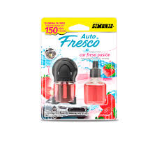 SIMONIZ NUEVO CAR AIRTECH CAR FRESA PASION/ CHICLE ICE CR/ CARRO NUEVO SPORT/ PINK CAR LOVER 10ML