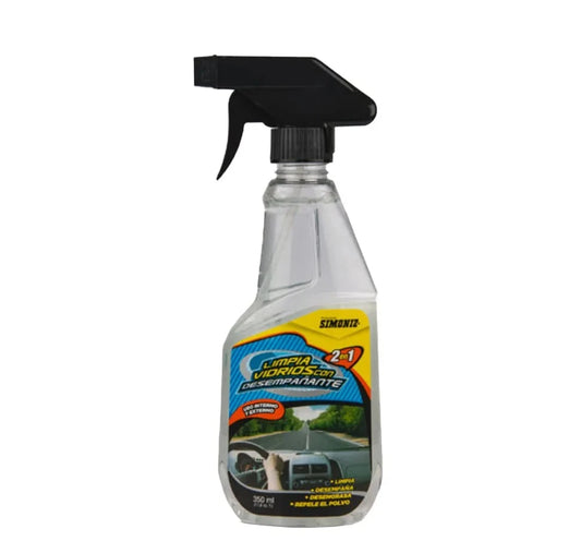 SIMONIZ LIMPIA VIDRIOS 350ML CON DESEMPAÑANTE 2 EN 1